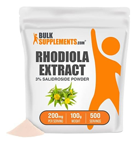 Extrato De Rhodiola Rosea - 3% Salidroside, Da Raiz De Rhod