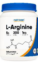 Suplemento Nutricost L-arginina Em Pó 1 Kg - 100% Puro - Imagem 2