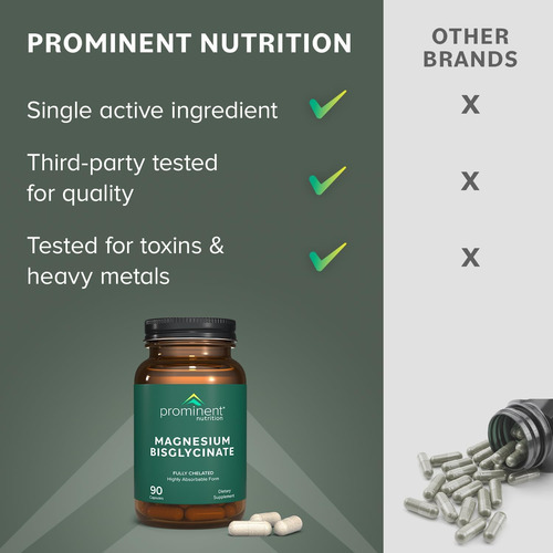 Cápsulas De Bisglicinato De Magnésio Prominent Nutrition - S - Imagem 4