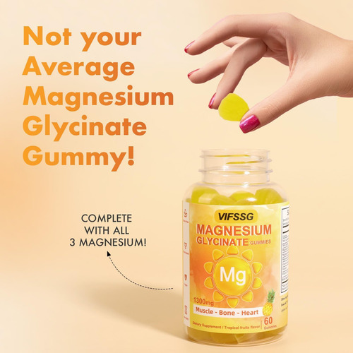 Gomas De Glicinato De Magnésio Vifssg 500 Mg, Gomas Sem Açúc - Imagem 7