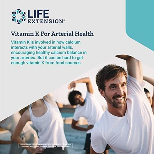 Life Extension Baixa Dose De Vitamina K2 45 Mcg Suporta Saú - Imagem 5