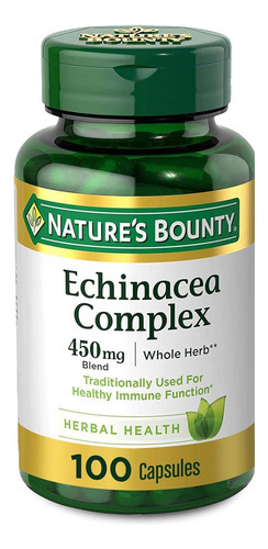 Complexo Echinacea Da Natures Bounty, Suplemento De Ervas, A