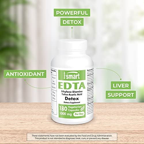 Supersmart - Edta 1000 Mg Por Dia - Poderoso Antioxidante | - Imagem 2