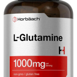 Horbäach L Cápsulas De Glutamina | 1000mg | Contagem 180 | P