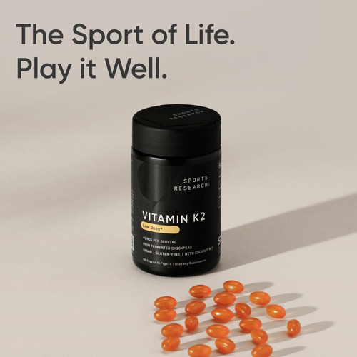 Vitamina K2 De Pesquisa Esportiva Como Mk-7 45mcg Com Óleo M - Imagem 8