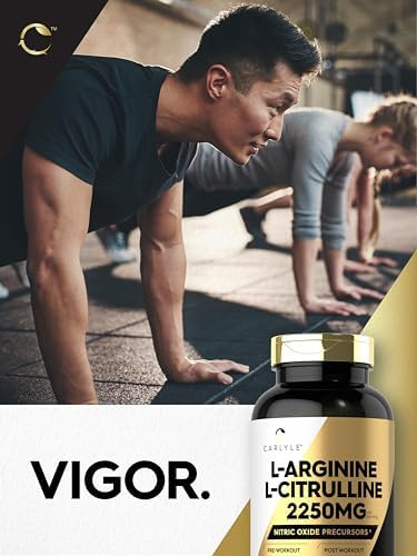 Complexo Carlyle L-arginina L-citrulina | 2250mg | 240 Cápsu - Imagem 7