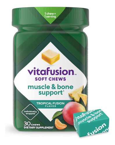 Vitafusion Soft Chews Para Suporte Muscular E Ósseo (1), Vit