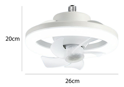 Rotação De 360° Com Luz Led De Ventilador De Teto Com Contro - Imagem 3