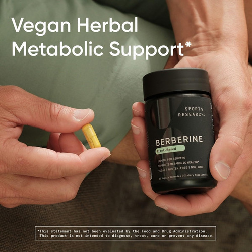 Sports Research Berberine - Herbal Ayurvedic Metabolic Healt - Imagem 5