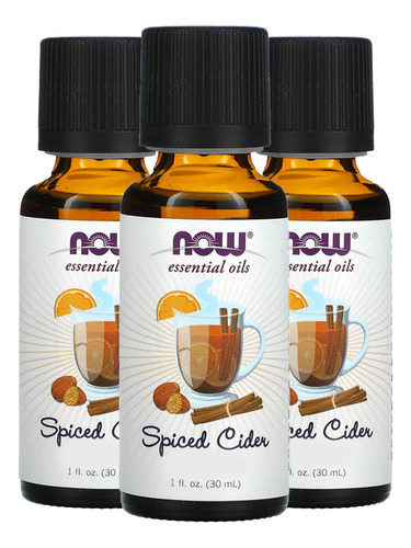 Mistura De Óleo Spice Cider Now Foods 30 Ml Importado 3un