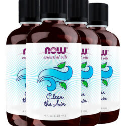 Mistura De Óleo De Air Clear Now Foods 118ml Importado 4un