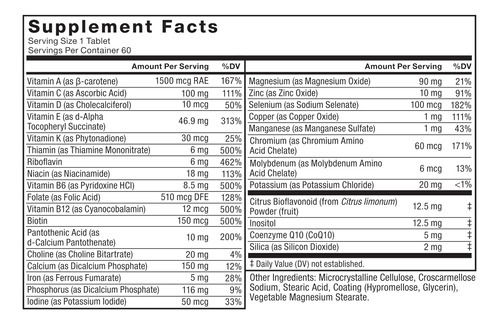 Multivitamínico Masculino Force Factor 50 Plus, Multivitamín - Imagem 6
