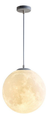 Candeeiro Suspenso De Estilo Moderno Com Design De Lua Impre