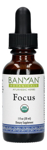 Extrato Líquido De Foco Orgânico De Banyan Botanicals, Fórmu