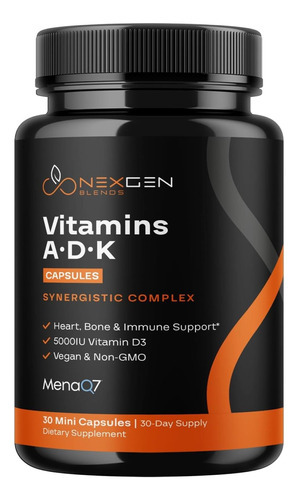 Suplemento Vitamínico Adk De Alta Absorção - Vitamina Vegana