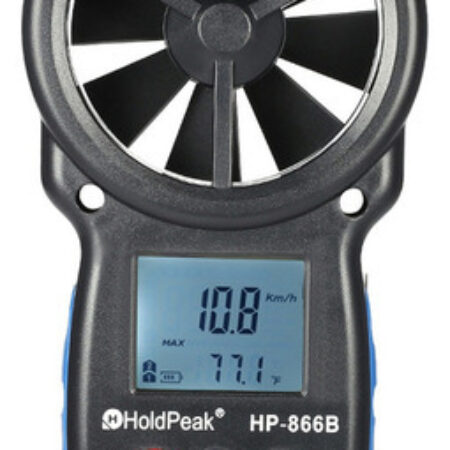 Holdpeak Hp-866b Mini Lcd Digital Anemômetro Velocidade Do V - Imagem 4