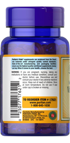 Puritanos Pride Sunvite Super High Potência Vitamina Diu 100 - Imagem 6
