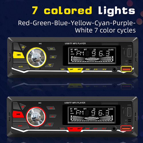Aplicativo Remoto Leitor De Carro Colorful To Light Radio Mp - Imagem 4
