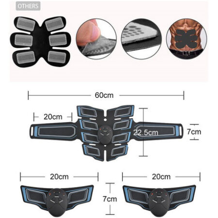 W * Máquinas De Treinamento Muscular Abdominal Elétrico Usb - Imagem 2