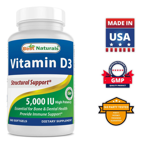 Melhores Cápsulas Softgel De Vitamina Diu 360 Naturals - Imagem 5