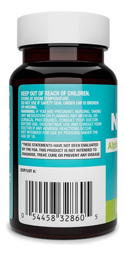 Nervos Básicos De Marcas Alfa Ácido Lipóico, 200 Mg, Função - Imagem 7
