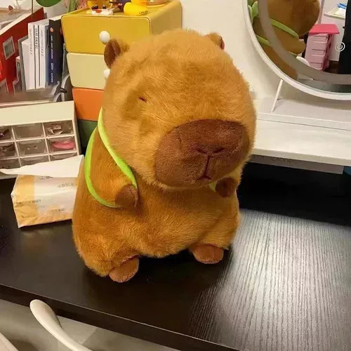Brinquedo De Pelúcia De Capivara, Lindo Animal De Pelúcia De - Imagem 5