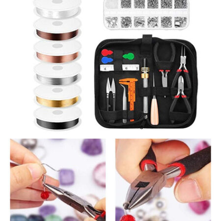 Kit De Ferramentas Para Fabricação De Joias, Alicates, Fios - Imagem 7