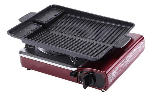 Panela De Churrasco Portátil Coreana, Placa Antiaderente P