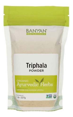 Pó Triphala De Banyan Botanicals " Fórmula Orgânica De Amla,