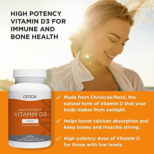Vitamina Omax Diu + Cálcio, Fornecimento Para 90 Dias, Osso - Imagem 2