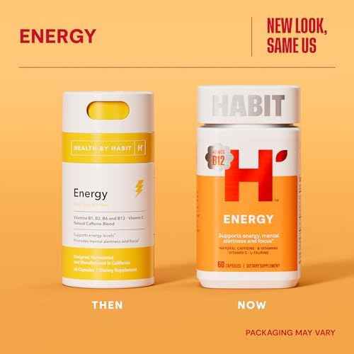 Suplemento Energético Habit (60 Cápsulas) - Novo Visual, Sup - Imagem 2