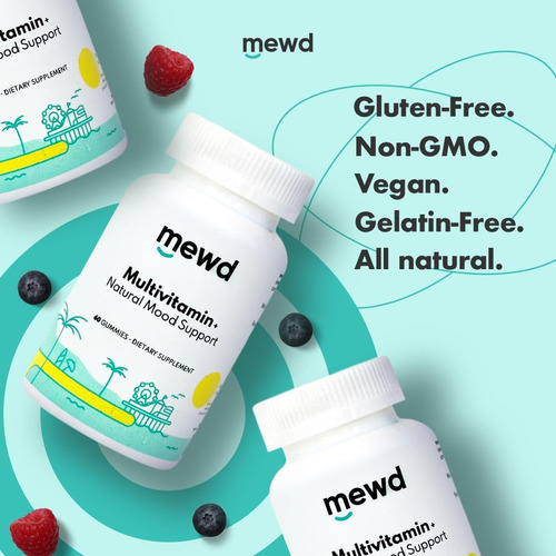 Goma Multivitamínica Diária Para Adultos Mewd Que Inclui L-t - Imagem 5