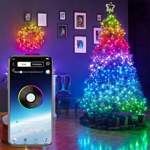 Cordão De Luz De Natal De 30m Com Controle Remoto Para Todos - Imagem 10