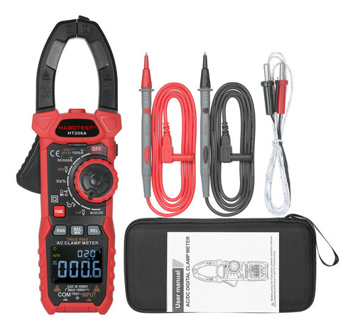 Medidor De Pinça Digital Habotest Ac True-rms Multímetro - Imagem 3