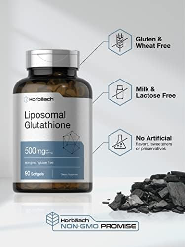 Cápsulas Gelatinosas De Glutationa Lipossomal Horbaach 500mg - Imagem 3