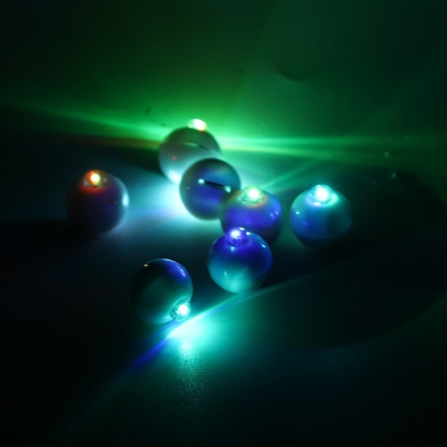 Luzes Led 100pcs Mini Lâmpadas De Bola De Balão Redonda Nata - Imagem 8