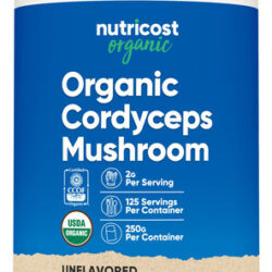 Suplemento Nutricost Organic Cordyceps Mushroom Powder 250g