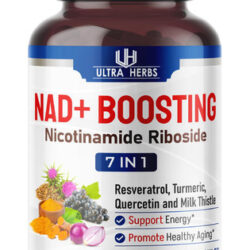 Suplemento Ultra Herbs Nad+ 14.300 Mg Com Ribosídeo De Nicot