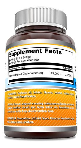 Suplemento De Vitamina D3 De Fórmulas Incríveis | Ui Por Por - Imagem 2