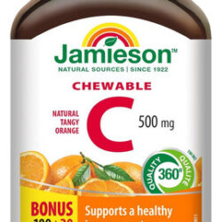 Jamieson Vitamina C Laranja 500mg 120 Comprimidos