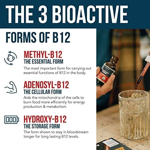 Vitamina B-12 Marca Triquetra, 5000 Mcg, 1 Onça - Imagem 3