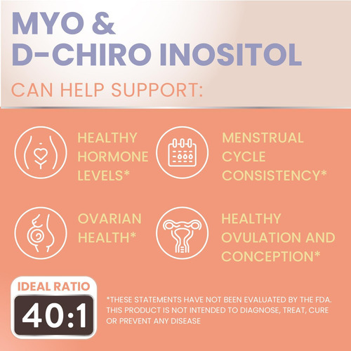 Puro Myo E D-chiro Inositol | Sem Enchimentos, Sem Aditivos, - Imagem 3
