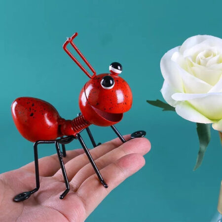 4 Peças De Decoração De Parede De Formiga De Ferro Forjado — foto 7