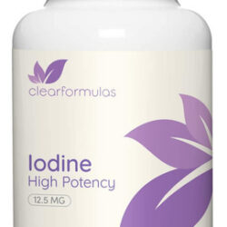 Clearformulas Iodo 12,5 Mg, Suplemento De Iodo E Iodeto De P