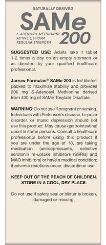 Jarrow Formulas Same 200 Mg, Apoia A Saúde Das Articulações, - Imagem 8