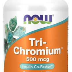 Suplementos Now, Tri-chromium 500 Mcg Com Canela, Cofator D