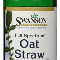 Swanson Full Spectrum Oat Straw 400 Miligrams 60 Cápsulas