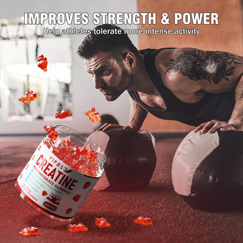 Gummies De Monohidratos De Creatina Vifssg 5 G Para Homens E - Imagem 4