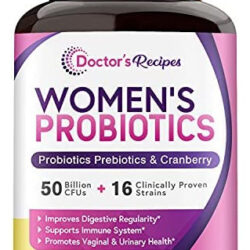 Doctors Recipes Probiótico Feminino, 60 Cápsulas 50 Bilhõe