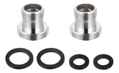 2 Adaptadores De Torneira Aeradora De Rosca Macho 16x6mm A 2
